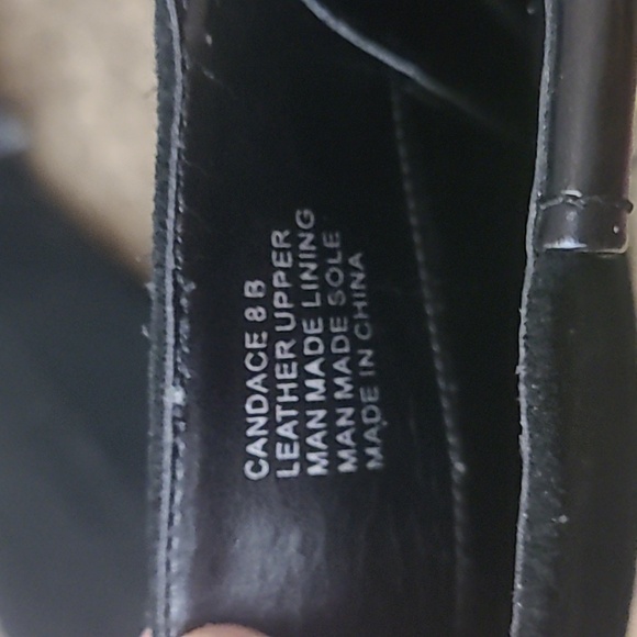 Chaps Candence Black Suede Leather Boots - Picture 9 of 10